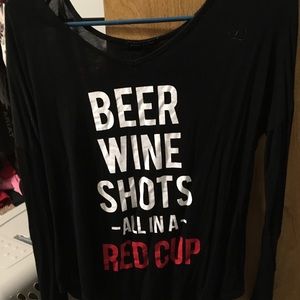 Graphic long sleeve. Never worn.